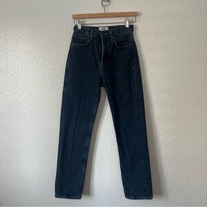 AGOLDE Los Angeles Jeans Straight leg high waisted butterfly buttons 24